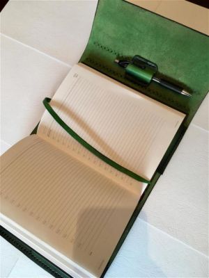 Ежедневник а5 недатированный (ручная работа, натуральная кожа), зеленый