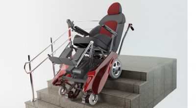 Вездеходная колесно-гусеничная инвалидная коляска CaterWil