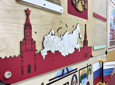 Дидактическая настенная панель «Россия – Родина моя»