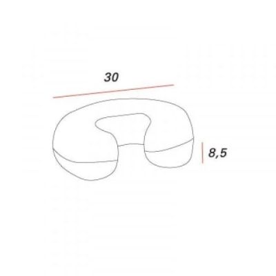 Camilla валик для массажа твердый 30x8.5