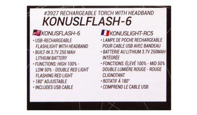 Фонарь налобный Konus Konusflash-6