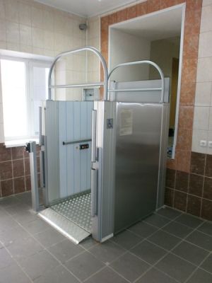 Подъемная платформа для инвалидов с вертикальным перемещением (ЛИФТ-ПРО 450) арт.16846