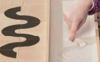 Набор психолога Пертра. Дополнительный комплект с песком и пластинами для развития графомоторики арт