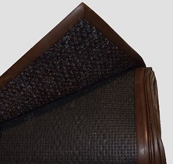 Нескользящее покрытие с ворсом (5.6 кв.м) темно-коричневый в канте 2х2,8 м арт. ИА18291