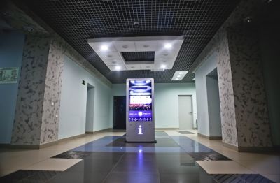 Информационный терминал для инвалидов многофункциональный Доступная среда Представительский 55 дюймо