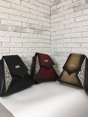 Рюкзак женский Tifanny (ручная работа, натуральная кожа), черный