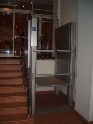 Подъемная платформа для инвалидов с вертикальным перемещением (ЛИФТ-ПРО 450) арт.16846