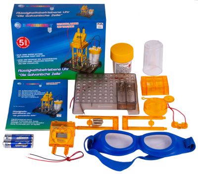 Набор для экспериментов Bresser Junior «Часы на жидкостном аккумуляторе»