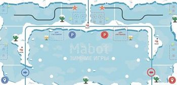 Комплект соревновательного полигона и элементов «Mabot»