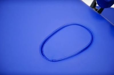 Стол массажный, на буковом каркасе, синий MET Comfort PRO W2
