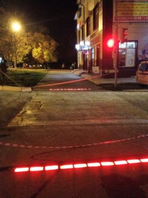 Светофор тротуарный тактильный, светофор под ногами арт. Sb21368