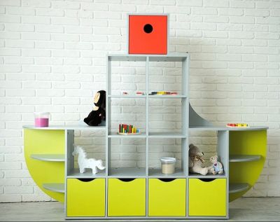 Стеллаж для игрушек «Кораблик» арт. ПрТ27672