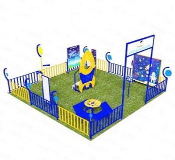 Уличная площадка «Космодром» арт. Umn27534