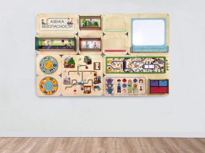 Дидактическая настенная панель «Азбука безопасности»
