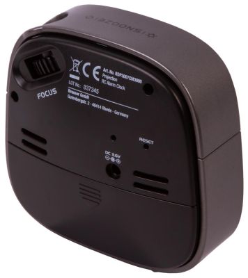 Часы цифровые Explore Scientific с проектором, черные