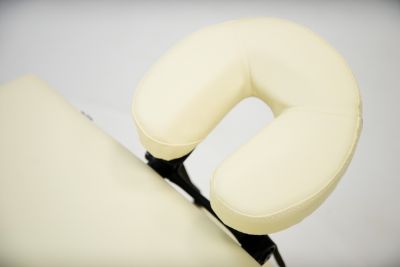 Массажный стол, ДЕРЕВЯННЫЙ 3-х секционный, кремовый MET Comfort W3