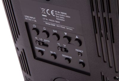 Метеостанция Bresser (Брессер) «3 в 1» Wi-Fi с датчиком ветра и цветным дисплеем, профессиональная