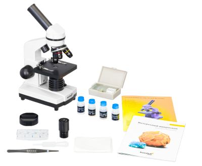 Микроскоп Levenhuk Rainbow 2L Moonstone\Лунный камень