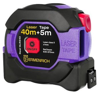 Рулетка с лазерным дальномером Ermenrich Reel SLR540