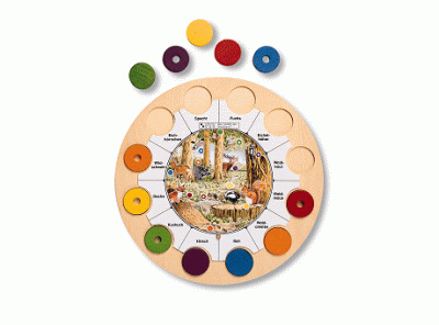 Палитра. Основа круглая с цветными фишками арт. RN9621