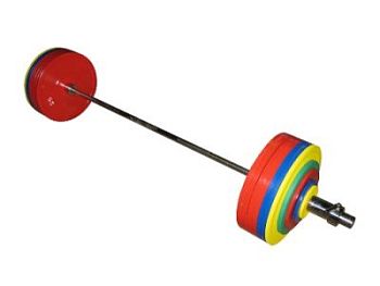 ШП-011. Штанга рекордная для пауэрлифтинга 382,5 кг в наборе арт. PrG25120