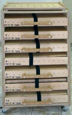 Пертра. Передвижной стеллаж и доска-основа арт. RN10355