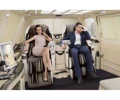 Массажное кресло US MEDICA Jet (шоколад, беж)