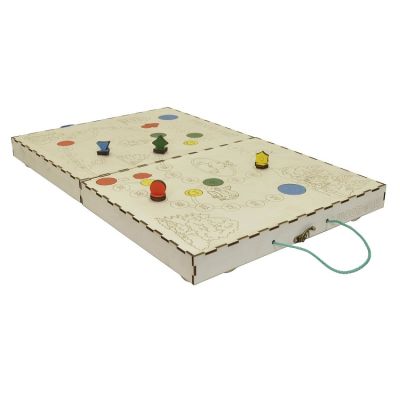 Стенд для развития бытовых действий складной