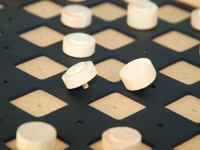 Шашки тактильные Deluxe арт. ИА18208