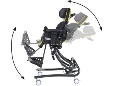 Кресло-коляска комнатная для детей с ДЦП Patron Froggo на домашней раме хай лоу Denver Frg101