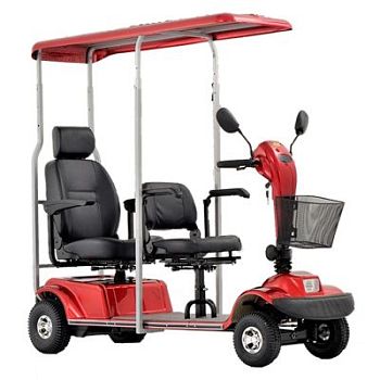 Электрическая кресло-коляска скутер для двух человек MET EXPLORER 900 TANDEM