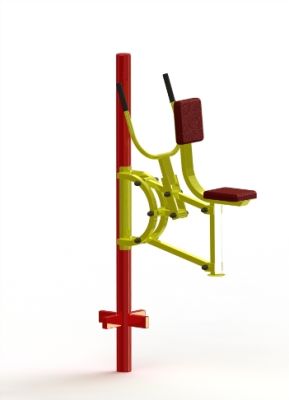 Уличный тренажер «Тяга горизонтальная одинарная» ТУ-16 арт. PrG25094