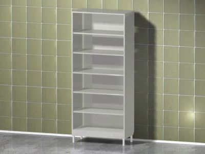 Шкаф с четырьмя полками (без дверей) на ножках 100 мм