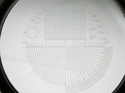 Лупа измерительная Veber 10x, 25 мм, с подсветкой (MG7173)