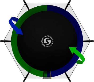 Батут SWOLLEN Classic Black 10 FT арт. SW28290