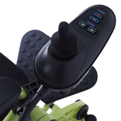 Мощное малогабаритное кресло-коляска с электроприводом, рама-алюминий MET Compact 35