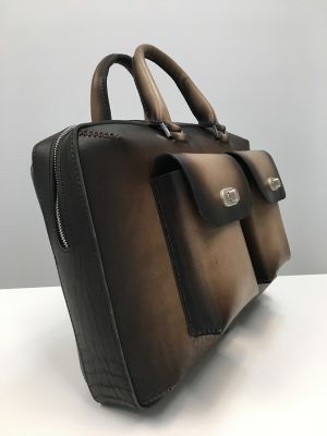 Портфель Deal (ручная работа, натуральная кожа), коричневый