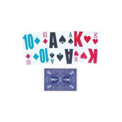 Карты игральные для слабовидящих