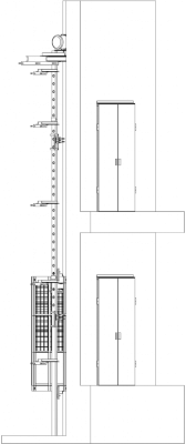 Подъемник в глухой шахте арт. Lfq20626