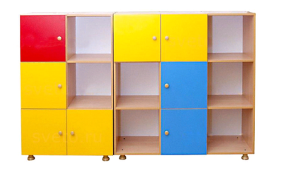 Шкаф-стеллаж «Мозаика» арт. ИА28343