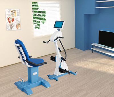 МОТО - роботизированный велоэргометр с БОС для активно-пассивной механотерапии конечностей