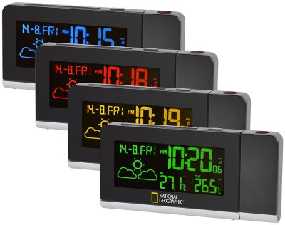 Метеостанция Bresser (Брессер) National Geographic Multi Color с проектором