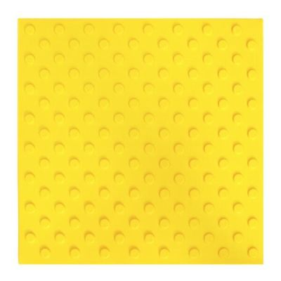 Плитка тактильная 500х500 мм (конусы) для  помещений, улицы