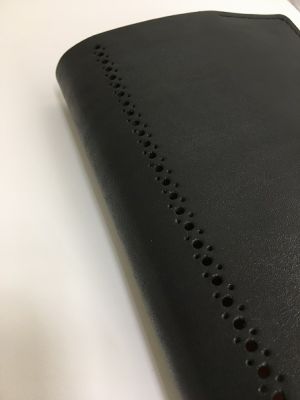 Ежедневник а5 недатированный (ручная работа, натуральная кожа), черный