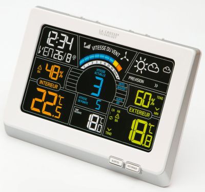 Метеостанция La Crosse WS6860-w с цветным экраном, белая