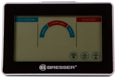 Гигрометр Bresser (Брессер) DCF с функцией рекомендации проветривания помещений