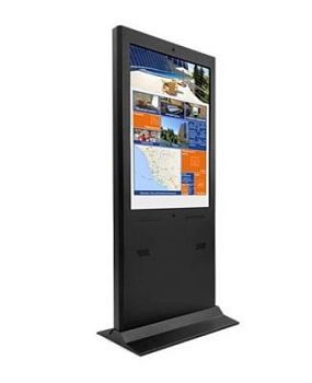 Интерактивная стойка NextStand 43S NR 101 ST- W1', со встроенной индукционной системой (для передачи звука на слуховые аппараты), со специальным ПО для инвалидов INVA TOUCH с управлением для незрячих людей, с автоматическим озвучиванием текста голосом