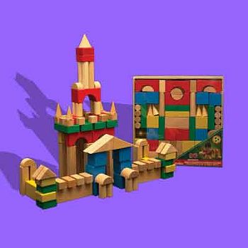 Конструктор настольный (90 дет.) (дер.) арт. 13405