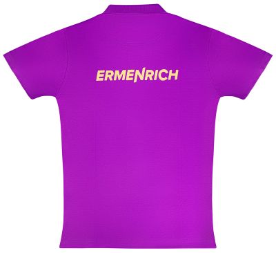 Фирменная футболка-поло Ermenrich, фиолетовая, размер XL