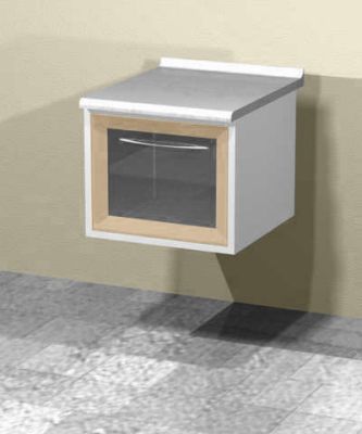 Настенная металлическая тумба